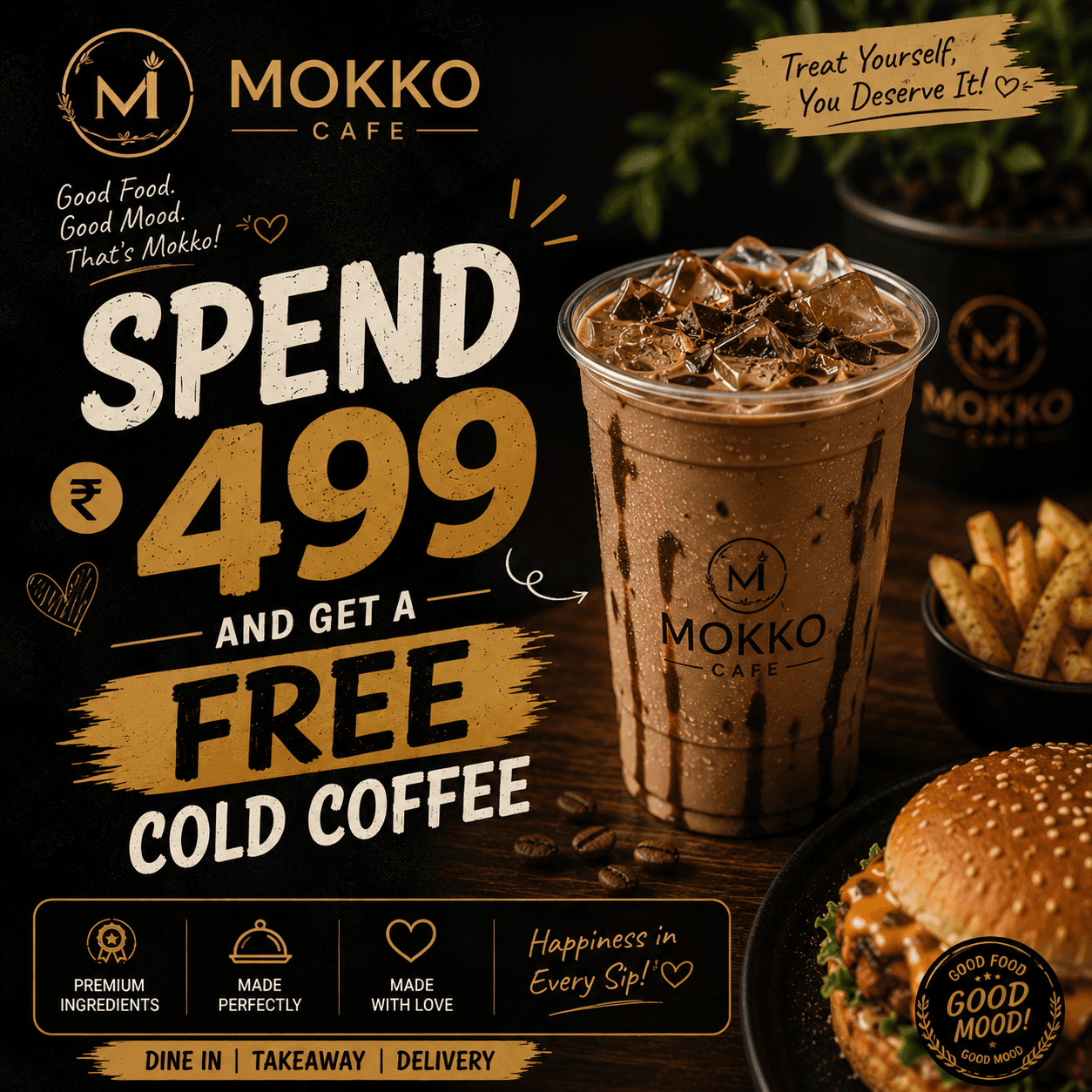 Get A Free Plain Cold Coffee